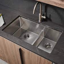Low Divider Double Basin Sink